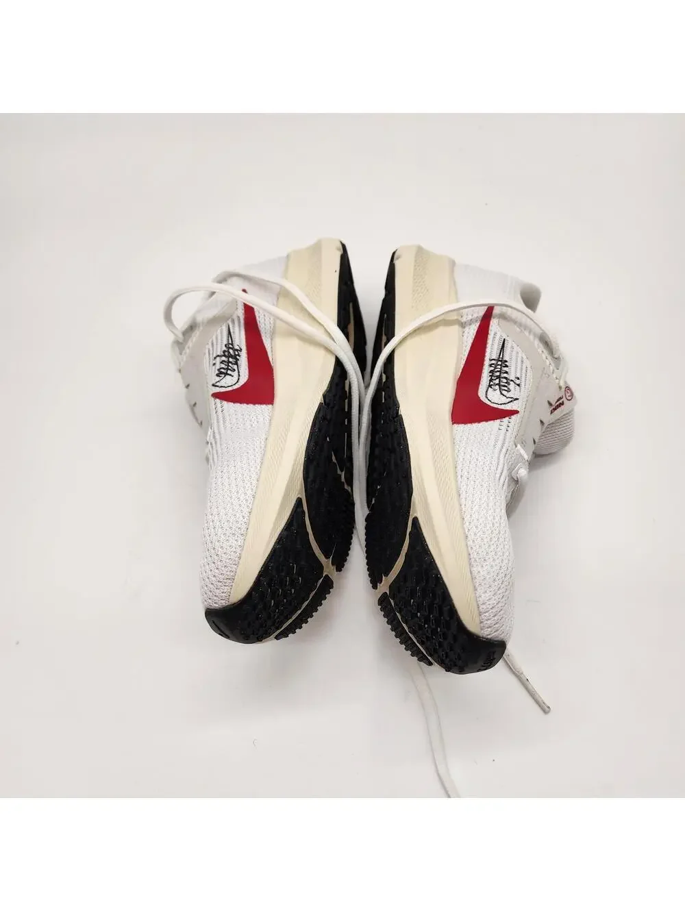 Nike Air Zoom Pegasus 40 PRM ANY White Red Running Shoes Women’s Size 8.5